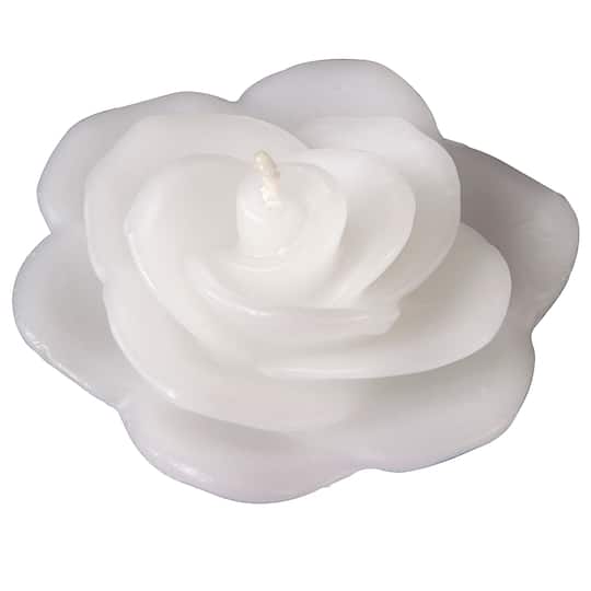 48 Pack: Gardenia Floating Rose Candle by Ashland&#xAE;